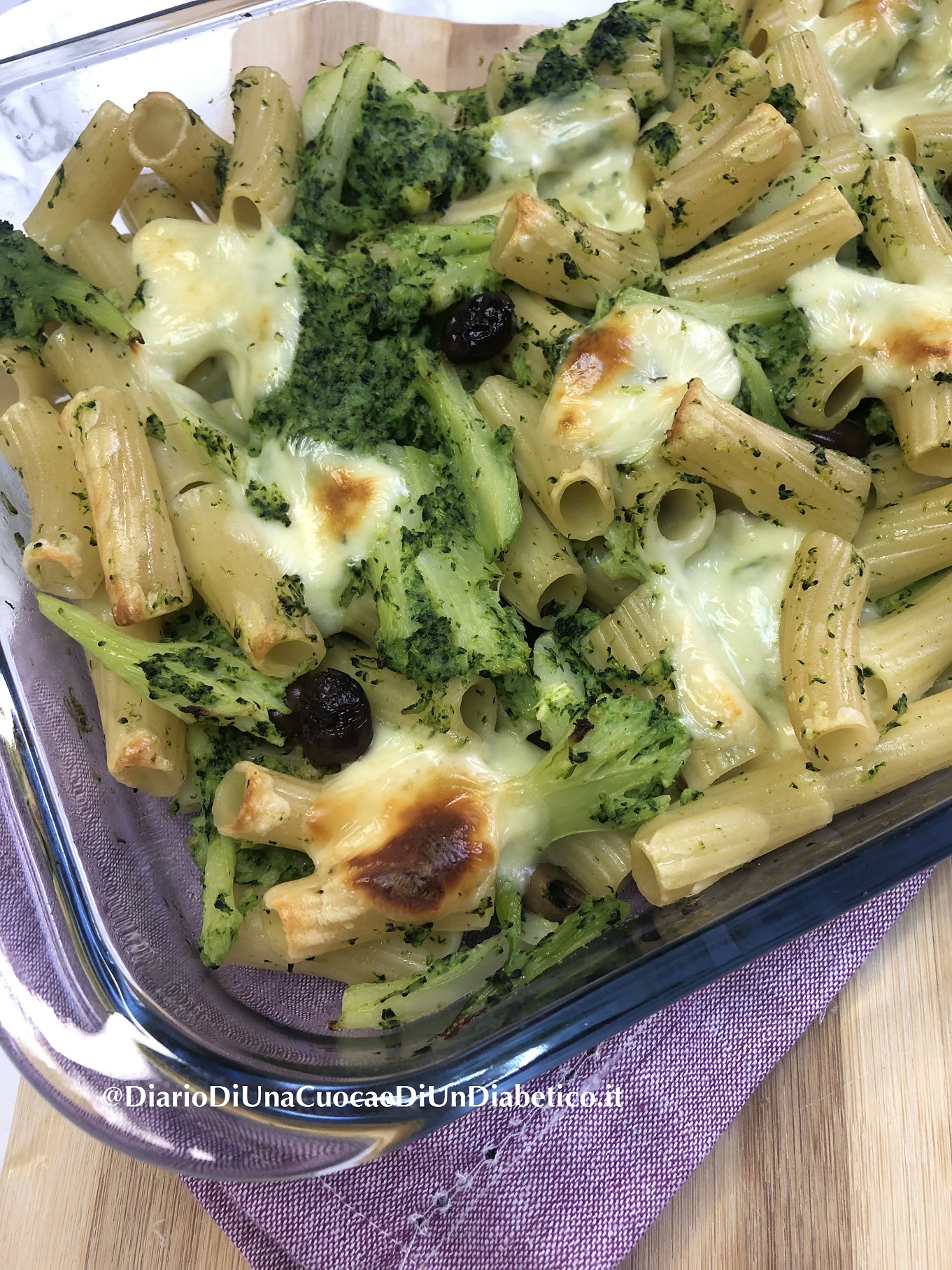 Pasta Al Forno Con Broccoli - Diario Di Una Cuoca E Di Un Diabetico